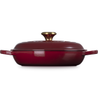 Cast Iron Signature Shallow CasseroleGarnet image number 3